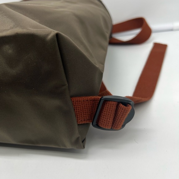 LONGCHAMP Le Pliage Original Ebony Khaki Brown Polyamide Sac À Dos Backpack - Picture 13 of 17